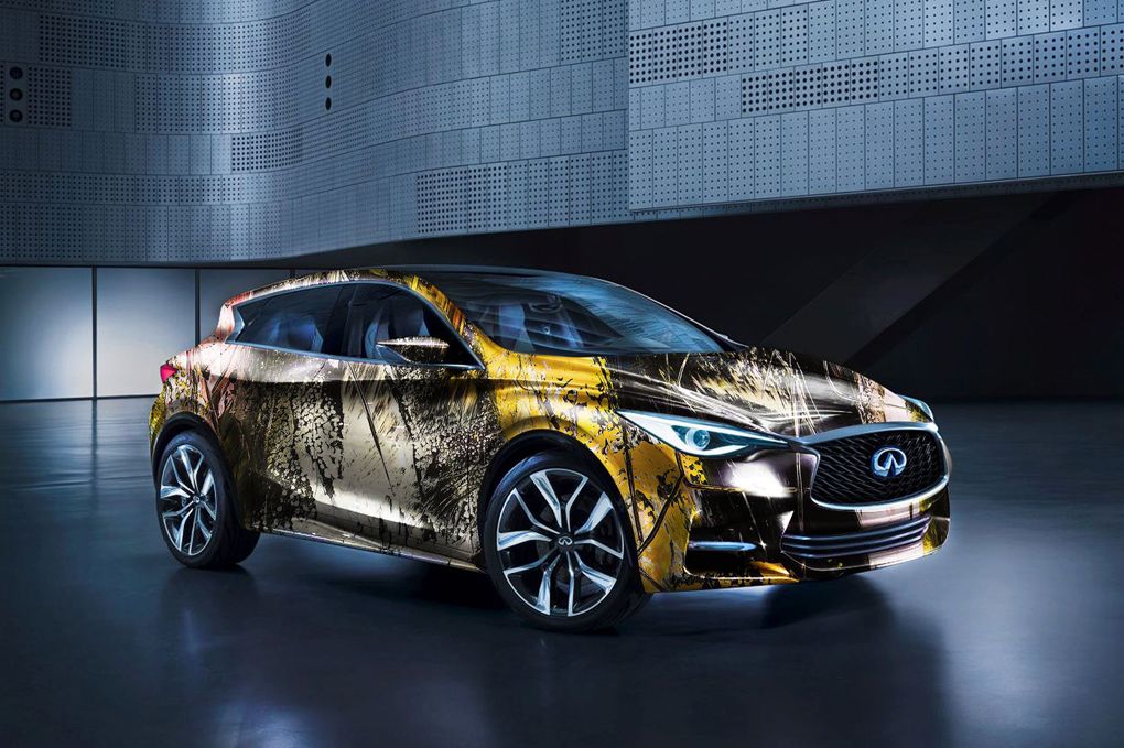 Абстрактний автомобіль Infiniti Q30 від Лукаша Стоковського