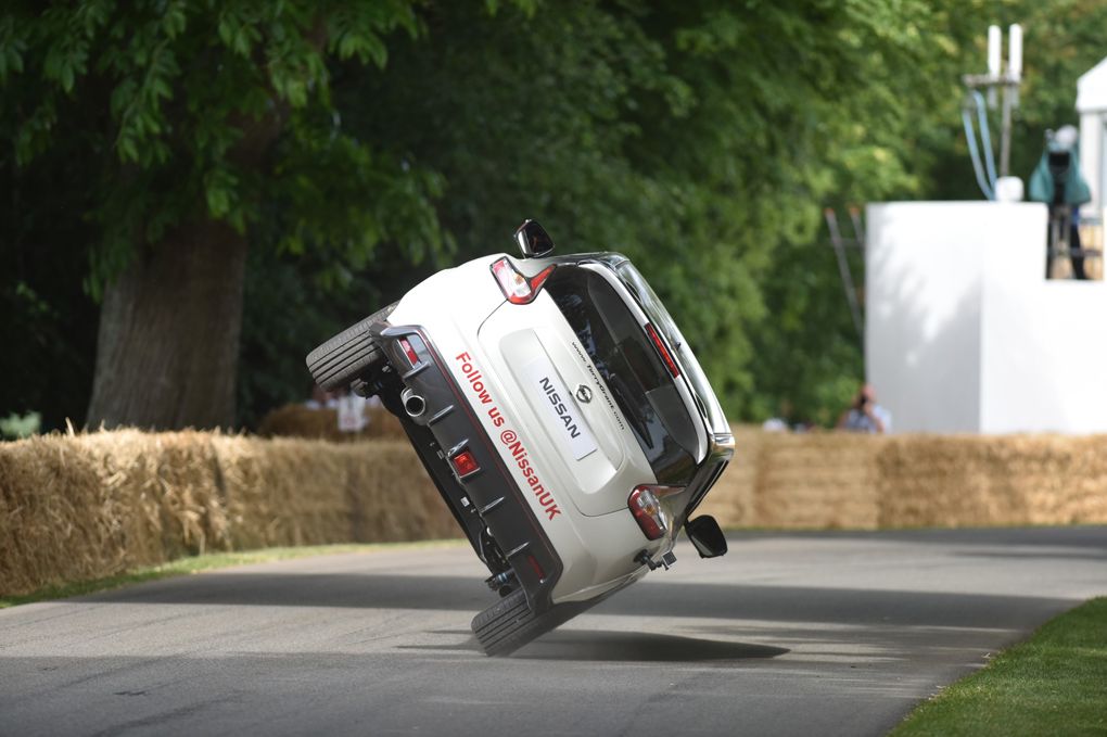 Nissan Juke NISMO RS встановив новий рекорд з їзди на двох колесах