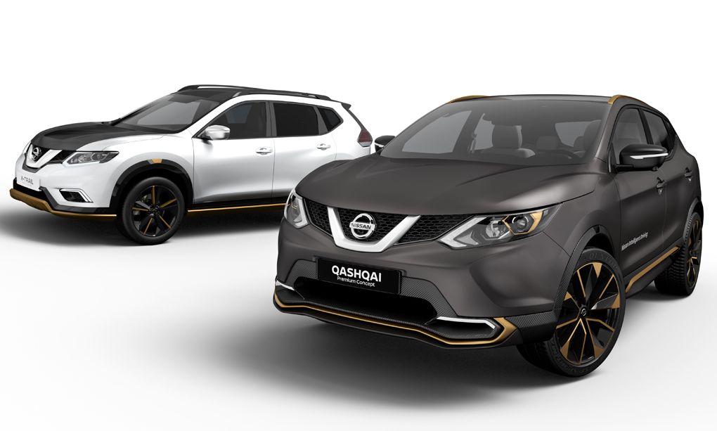 Nissan Qashqai Premium Concept та Nissan X-Trail Premium Concept