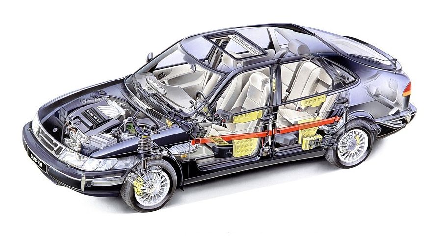 Saab 900 NG з пробігом: кузов без арок і порогів і гальма від Опеля