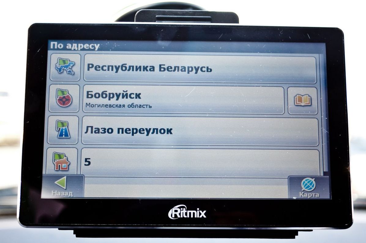 Автонавігатор Ritmix PGP-770: діагональ планшета