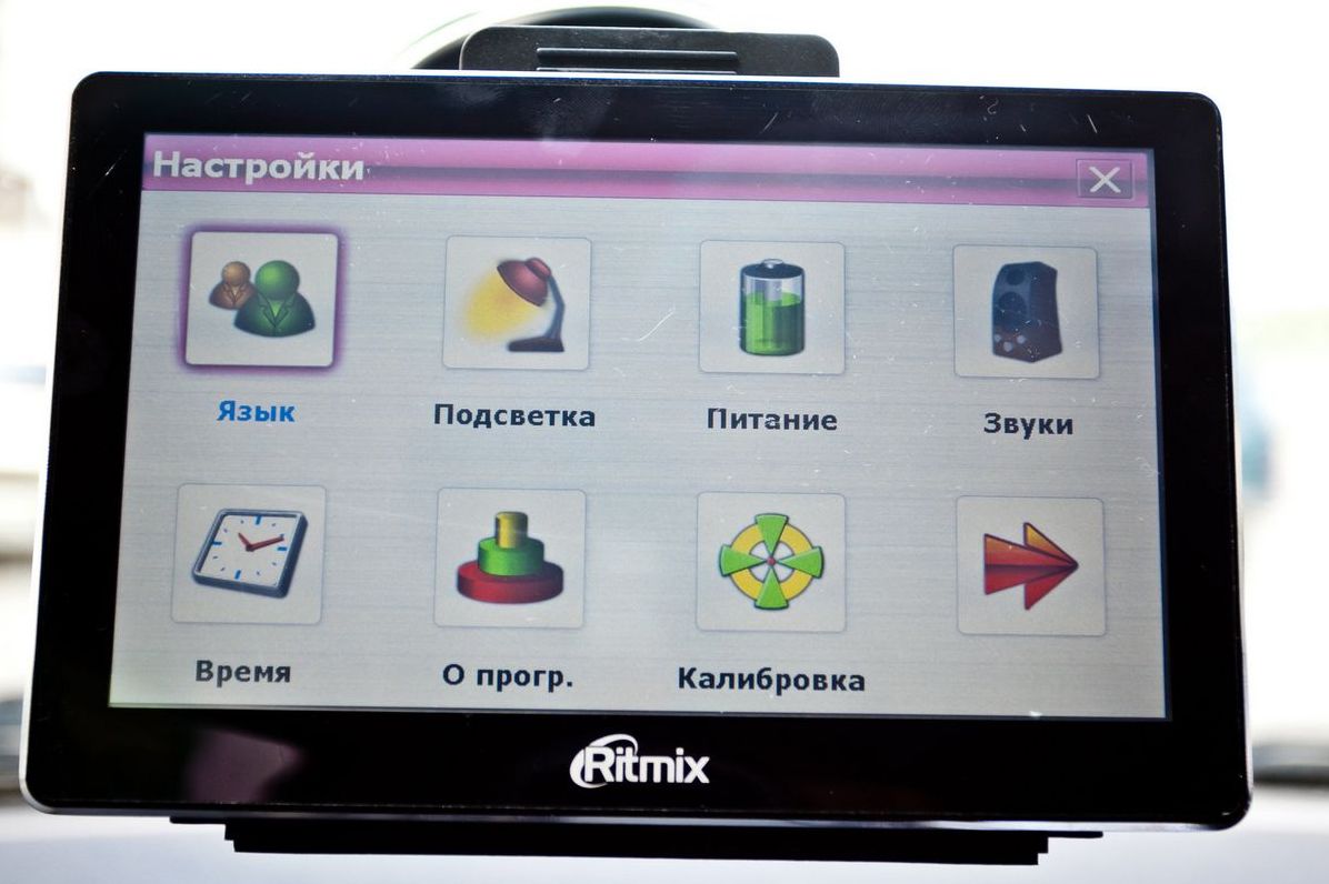 Автонавігатор Ritmix PGP-770: діагональ планшета