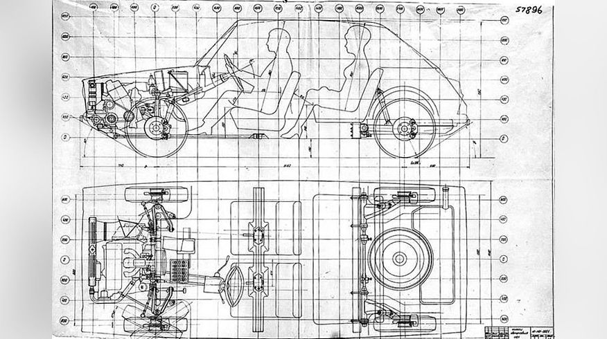 Забутий НАМИ-1101 «Волошка»: передньопривідний предок «Жигулів», натхненний Mini