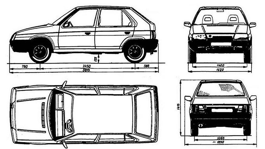 Матч ЧССР - СРСР: порівнюємо ВАЗ-2109 і Skoda Favorit